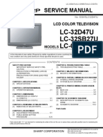 Sharp Lc-32d47 Sb27 c3237 SM LCD