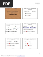 Formulas de Frenet-Serret: Curvas Regulares