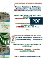 Deberes Formales Del Contribuyente Y RISE