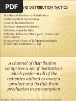 Bucklin's Definition of Distribution Today's System of Exchange