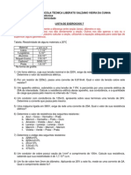 LISTA de EXERCICIOS-Disciplina de Eletricidade