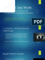 Human Trafficking and Forced Sex Work - An International and Local (Colombia) Perspective Review