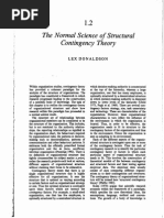 1.2 - The Normal Science of Structural Contingency Theory