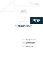 01 - Informe Tabiquería