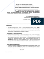 Adjudication Order in Respect Of: ZEE Entertainment Enterprises Ltd. (Formerly Known As ETC Networks LTD.) and Eco Recycling LTD