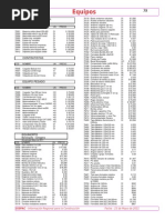 Precios Equipos