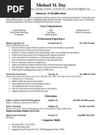 Michaelmday Resume