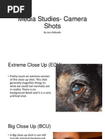 Media Studies - Camera Shots