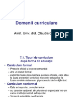 Domenii Curriculare