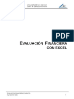 Manual Evaluación Financiera de Proyectos Excel