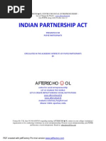 Indian Partnership Act: Afterscho OL