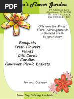 Corel Draw Beginner Tutorial: How To Make A Florist Flyer From Start To Finish.