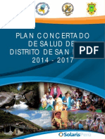 Plan Concertado Salud San Pablo Cusco