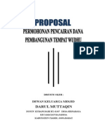 Proposal Pencairan DKM Darul Muttaqin