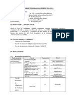 Informe Psicológico Perfil de Aula