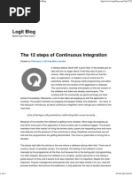 The 12 Steps of Continuous Integration - Logit Blog