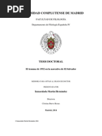 El Trauma de 1932 en La Narrativa de El Salvador