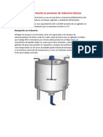 Agitación y Mezcla en Procesos en Industrias Lácteas