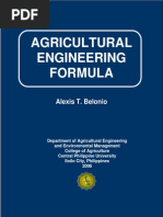 Agricultural Engineering Formula