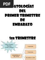 PATOLOGÍAS Del 1er Trimestre