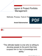 Project, Program & Project Portfolio Management: Methods, Process, Tools & Techniques