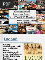 Management Lesson's of BOLLYWOOD Film