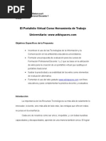 Propuesta Innovadora de Evaluación El Portafolio Virtual