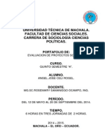 Portafolio Evaluacion de Proyectos Sociales.