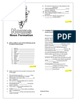 Noun Formation: C-Complete The Following Text by Making Nouns From The Words in Brackets