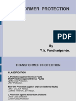 Transformer Protection: by Y. K. Pandharipande