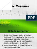 Systolic Murmurs: DR Muhammed Aslam Junior Resident Pulmonary Medicine ACME Pariyaram