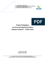 Engenharia Hídrica - Projeto Pedagógico