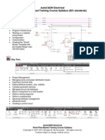 AutoCAD Electrical IEC Admin Course Syllabus Sample