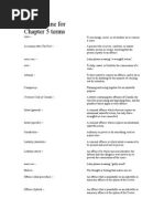 Law Outline For Chapter 5 Terms