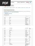 ASAP Utilities For Excel - Excel Shortcuts - A List of Excel's Shortcut Keys - Excel Tips