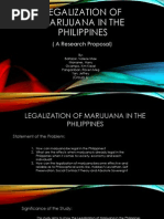 Legalization of Marijuana in The Philippines