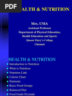 Physical Education Nutrition