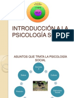 Introduccion A La Psicologia Social