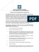 Calcutta Business School Diamond Harbour Road, Bishnupur: Guidelines For Summer Project Report 2014