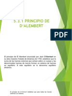 5.3.2 Principio D - Alembert