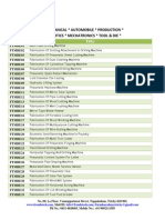 Mechanical Based Project Titles