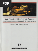 Giannini Humberto - La Reflexion Cotidiana - Hacia Una Arqueologia de La Experiencia