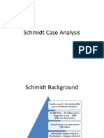 Group 3 - Schmidt Case Analysis