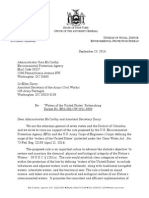 Schneiderman "Waters of The United States" Letter