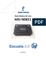 Manual Netbook MSI N0821