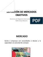 2-Definición de Mercados Objetivos