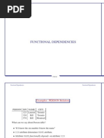 Functional Dependencies