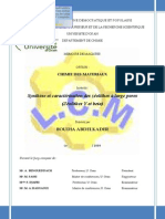 Synthese Sur Les Zeolite