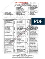 DATE 18 OCT .2012: A.O: Against Order Tax (Vat) 5.5% Extra