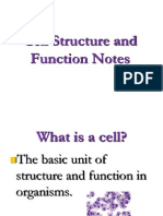 Cell Structure and Function RD